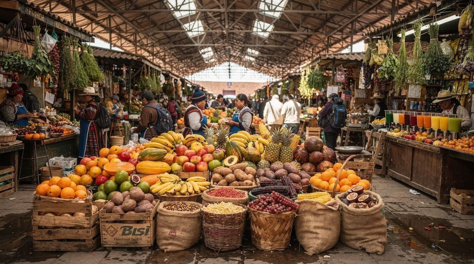 San Pedro Market, Cusco and Peru