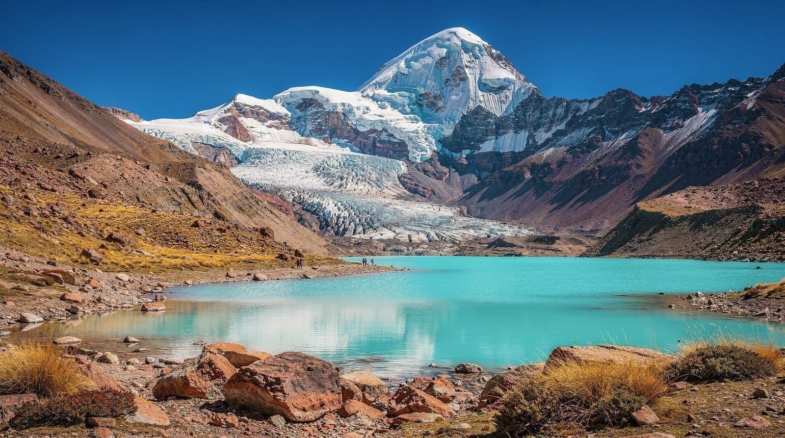 Ausangate lakes day trip from Cusco — Ausangate lakes day trip from Cusco: turquoise glacial lagoons at 4,500 m, real 