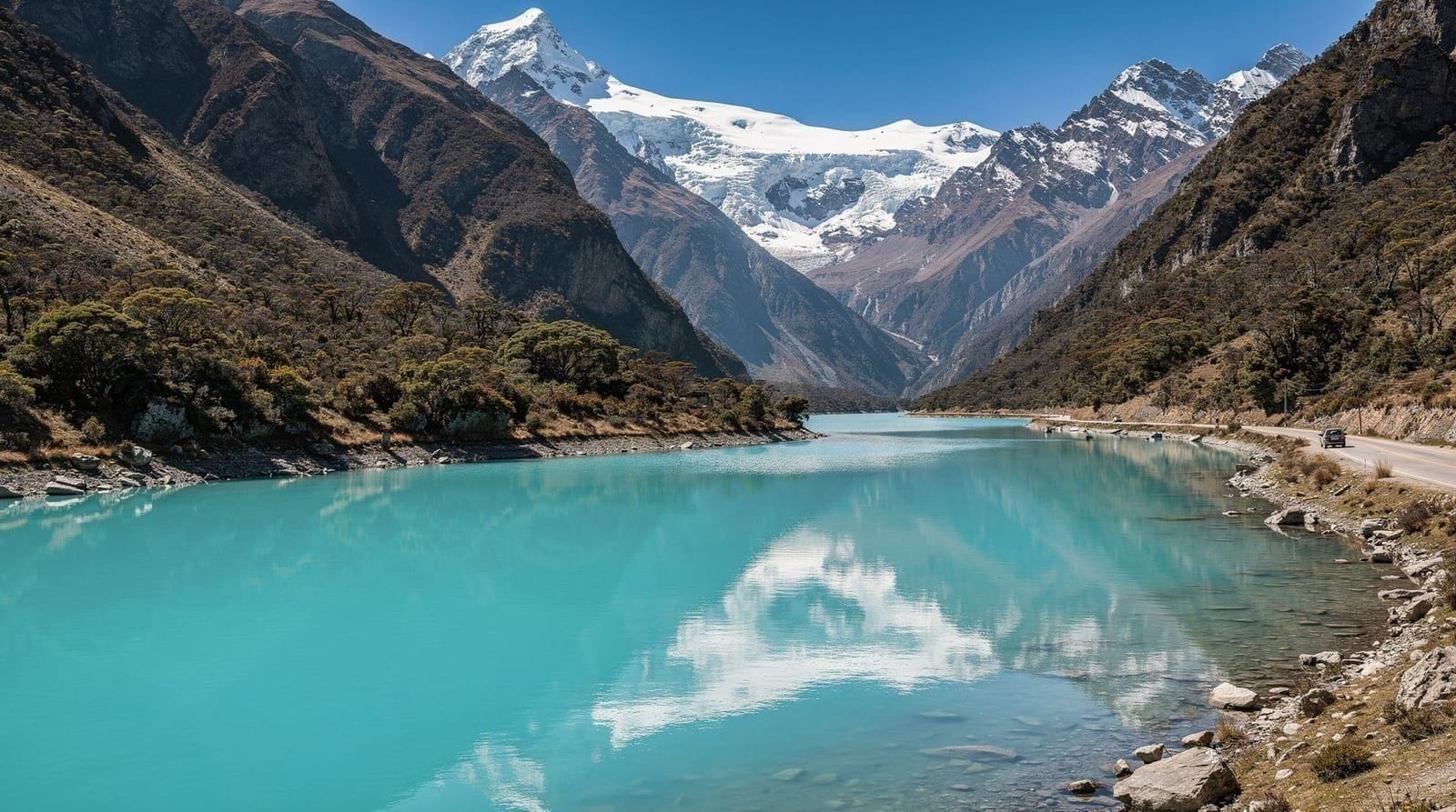 Llanganuco Lakes guide: the gentle Cordillera Blanca day — The Llanganuco Lakes at 3,850 m: the easiest scenic day from Huaraz, ideal for a