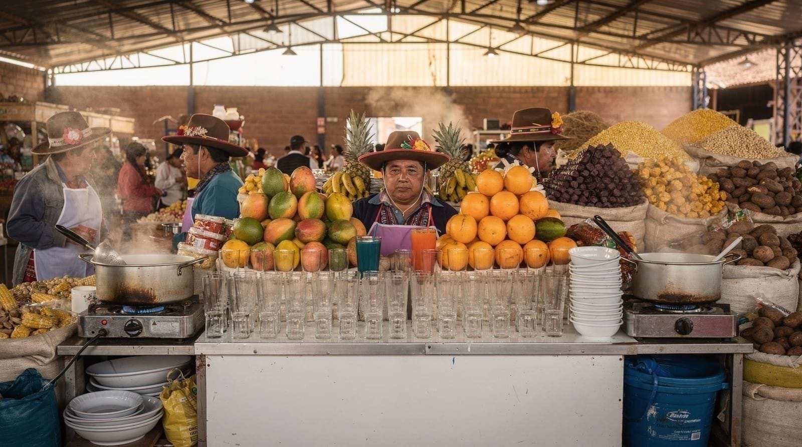San Pedro Market food guide: eating well in Cusco's market — How to eat at Cusco's San Pedro Market: the juice ladies, caldo de gallina, best
